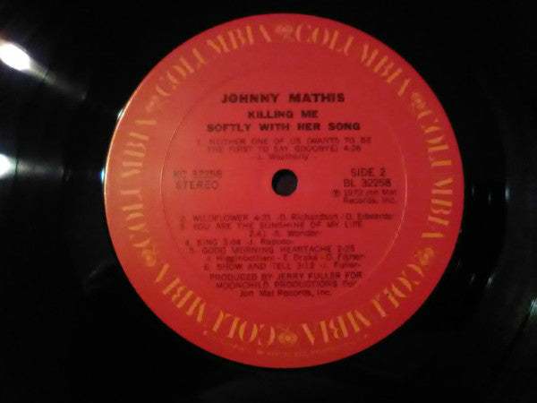 Johnny Mathis : Killing Me Softly With Her Song (LP, Album)