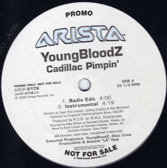 YoungBloodZ : Cadillac Pimpin' (12", Promo)