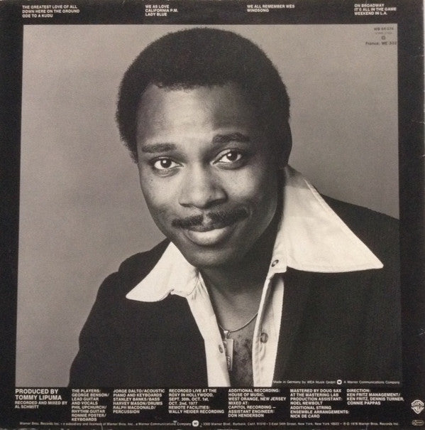 George Benson : Weekend In L.A. (2xLP, Album, RE, Gat)