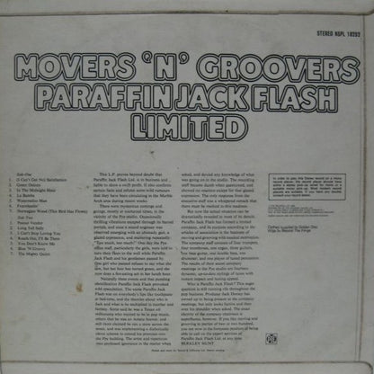 Paraffin Jack Flash LTD : Movers'n'Groovers (LP)