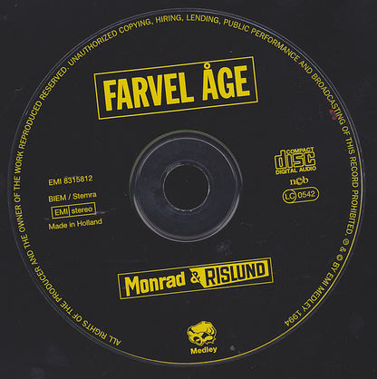 Monrad & Rislund : Farvel Åge (CD, Album)