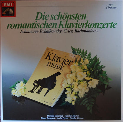 Robert Schumann • Pyotr Ilyich Tchaikovsky • Edvard Grieg • Sergei Vasilyevich Rachmaninoff : Die Schönsten Romantischen Klavierkonzerte (2xLP, Comp + Box, RE)