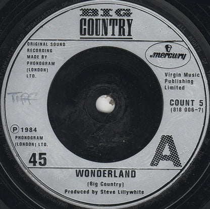 Big Country : Wonderland (7", Single, Sil)