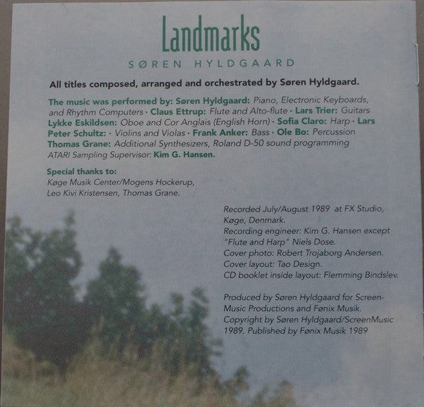 Søren Hyldgaard : Landmarks (CD, Album)