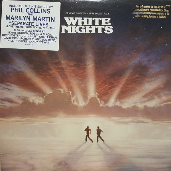 Various : White Nights: Original Motion Picture Soundtrack (LP, Album, Comp, AR)