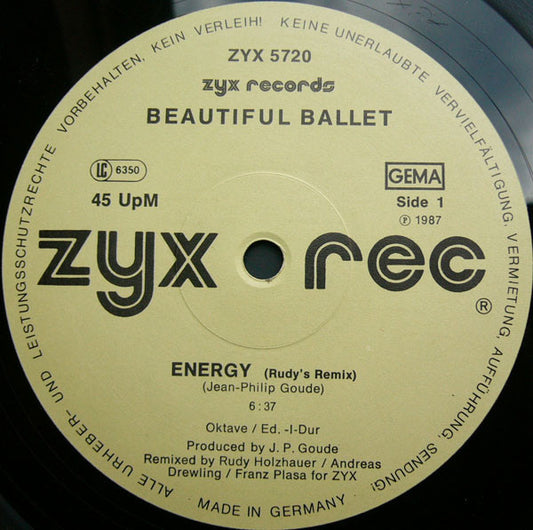 Beautiful Ballet : Energy (Rudy's Remix) (12")