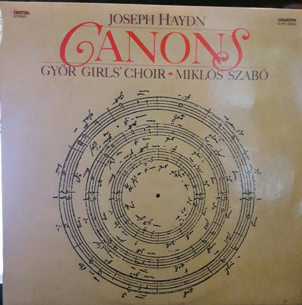 Joseph Haydn - Győr Girls' Chorus, Miklós Szabó : Canons (LP)