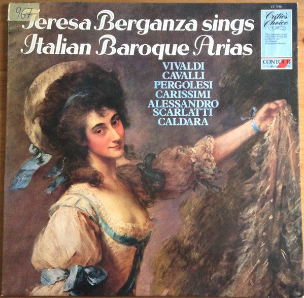 Teresa Berganza, Ricardo Requejo : Theresa Berganza Sings Italian Baroque Arias (LP, Album)