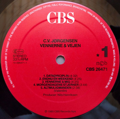 C. V. Jørgensen : Vennerne & Vejen (LP, Album)