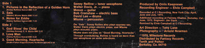 Sonny Rollins : Horn Culture (LP, Album, Ter)