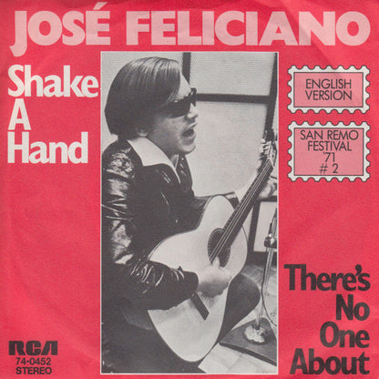 José Feliciano : Shake A Hand (7", Single)