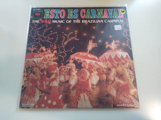 Various : Estos Es Carnaval - The Wild Music of The Brazilian Carnival (LP, Album, Mono)