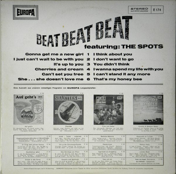 The Spots : Beat Beat Beat (LP, Album)