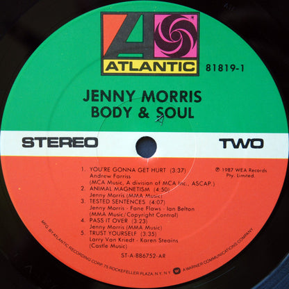 Jenny Morris : Body & Soul (LP, Album, All)