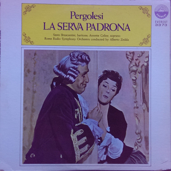 Giovanni Battista Pergolesi : La Serva Padrona (LP, Album)