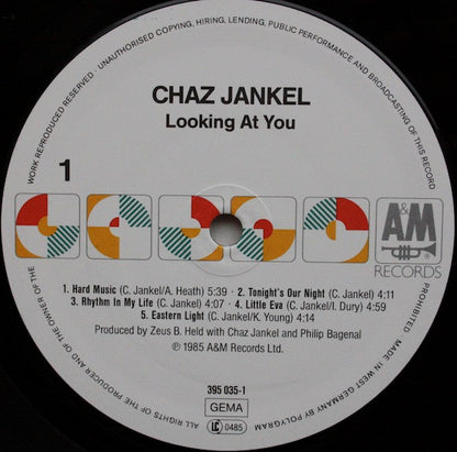 Chas Jankel : Looking At You (LP, Album)