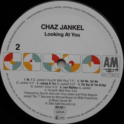 Chas Jankel : Looking At You (LP, Album)