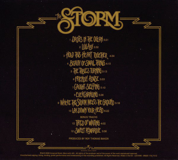 The Storm (3) : Where The Storm Meets The Ground (CD, Album, Ltd, Dig)