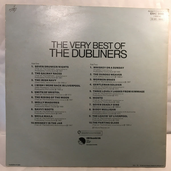 The Dubliners : The Very Best Of The Dubliners (LP, Comp, RP, Pur)