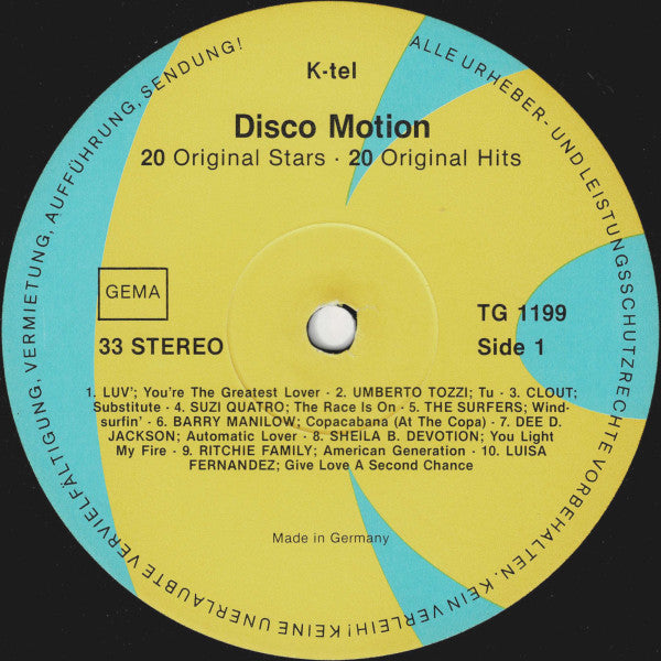 Various : Disco Motion (LP, Comp)