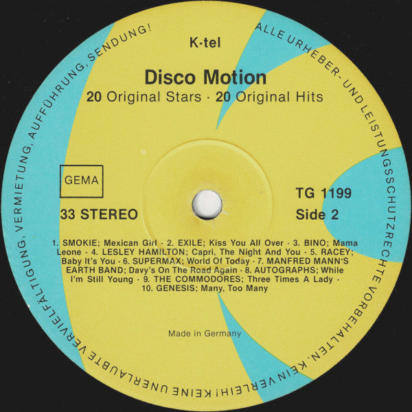 Various : Disco Motion (LP, Comp)