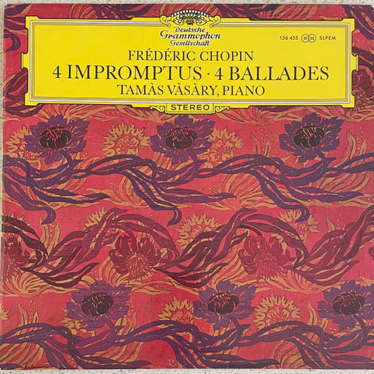 Frédéric Chopin, Tamás Vásáry : 4 Impromptus / 4 Ballades (LP, Album)