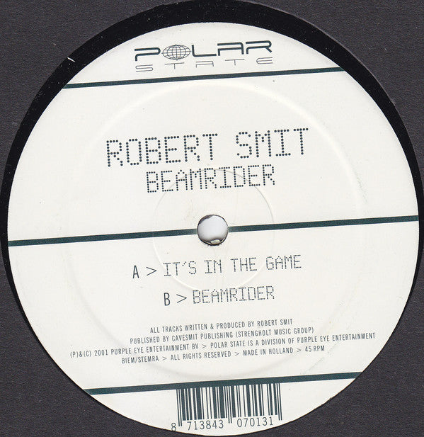 Robert Smit : It's In The Game (12")