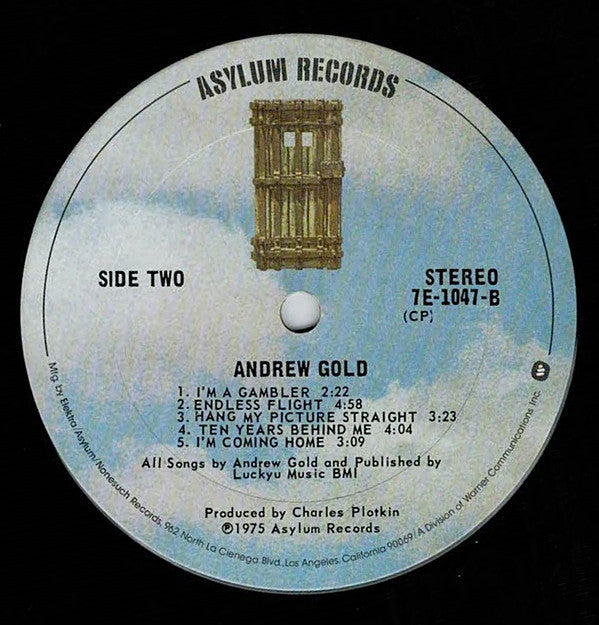 Andrew Gold : Andrew Gold (LP, Album, Pit)