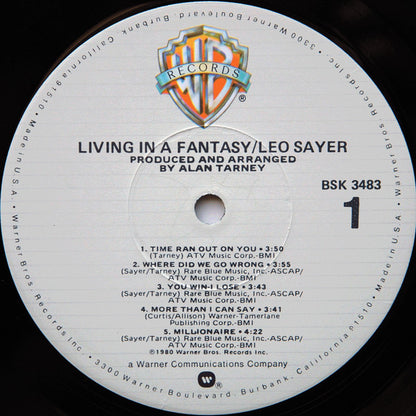 Leo Sayer : Living In A Fantasy (LP, Album, Los)