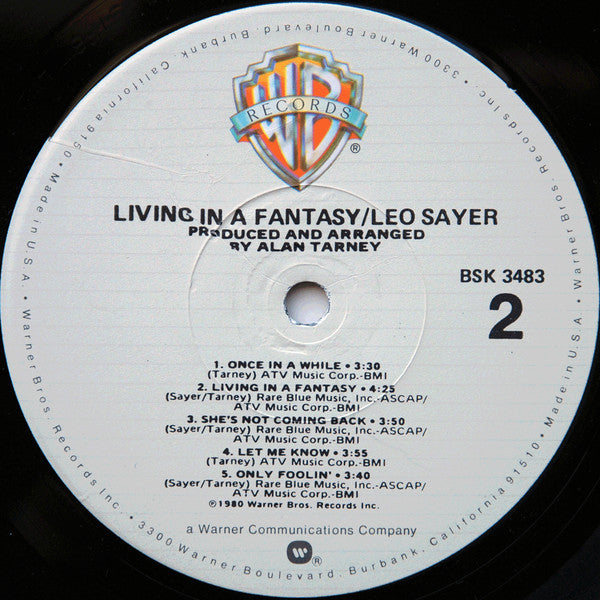 Leo Sayer : Living In A Fantasy (LP, Album, Los)