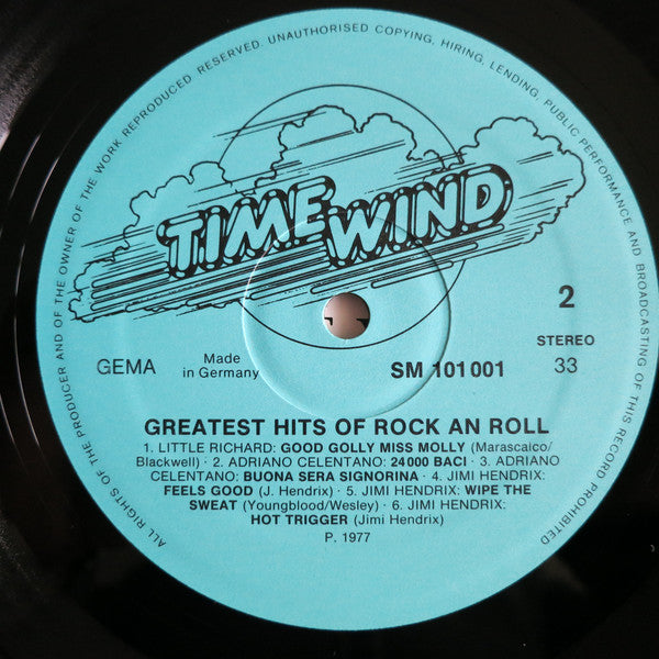 Various : Greatest Hits Of Rock 'N Roll (LP, Comp)