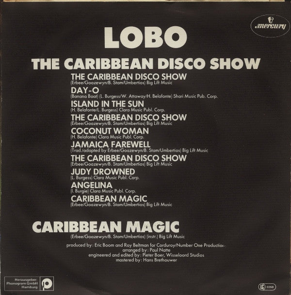 Lobo : Caribbean Disco Show (7", Single)