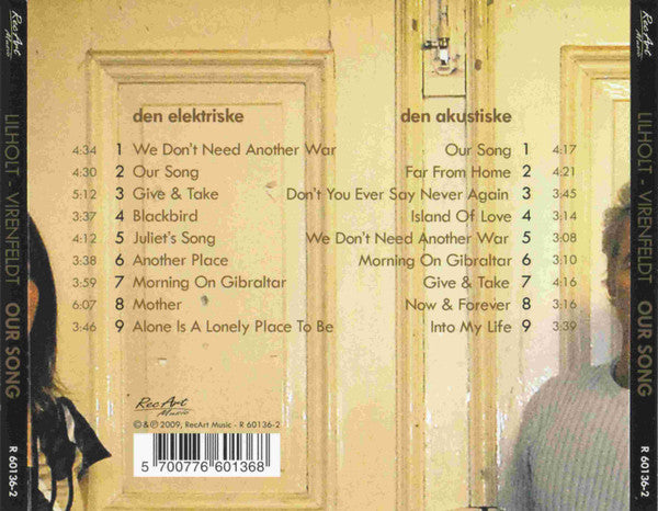 Kristian Lilholt ~ Ida Friis Virenfeldt : Our Song (2xCD, Album)