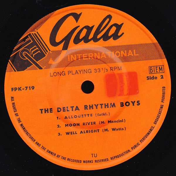 The Delta Rhythm Boys : The Delta Rhythm Boys (7")