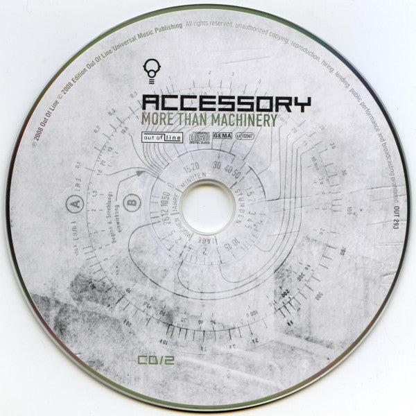 Accessory : More Than Machinery (CD, Album + CD)