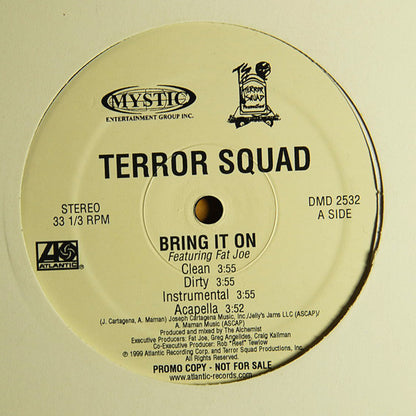 Terror Squad : Bring It On / Gimme Dat (12", Promo)