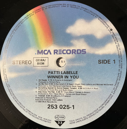 Patti LaBelle : Winner In You (LP, Album)