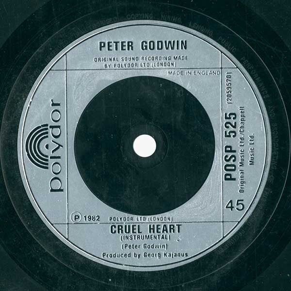 Peter Godwin : Cruel Heart (7", Single)