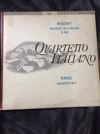 Wolfgang Amadeus Mozart / Maurice Ravel - Quartetto Italiano : Quartet In F, Quartet In G Major, K.156 (LP)