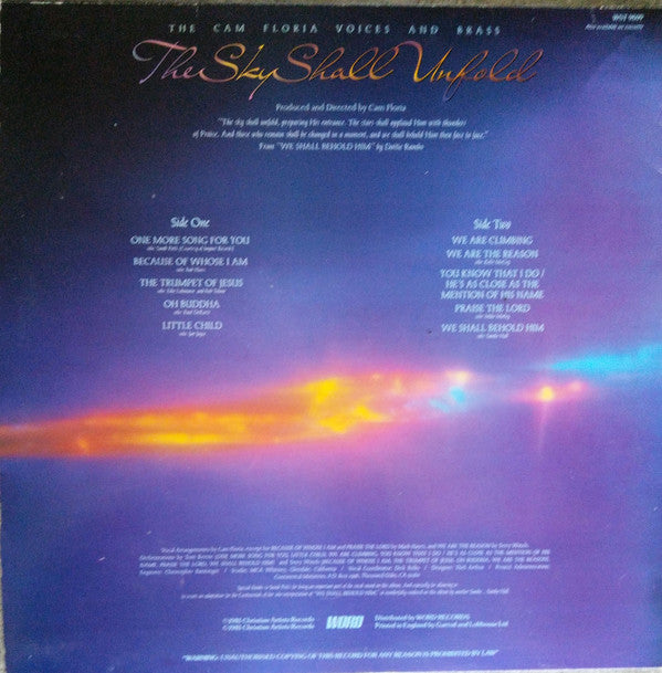 The Cam Floria Voices And Brass : The Sky Shall Unfold (LP, Album)