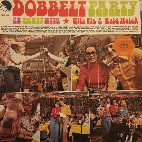 Ulla Pia & Keld Heick : Dobbelt Party - 28 Party Hits (LP, Album)