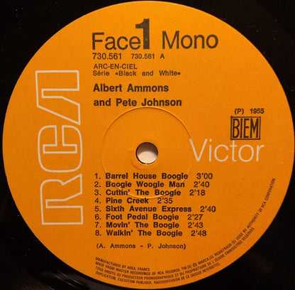 Albert Ammons - Pete Johnson / Jimmy Yancey : Boogie Woogie Man (LP, Comp, Mono)