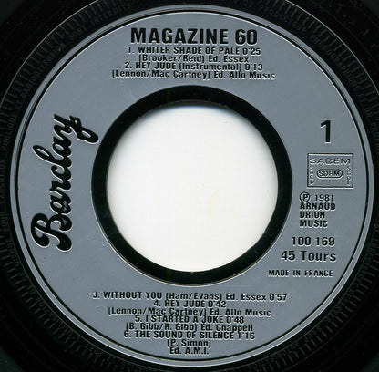 Magazine 60 : 60's Slows (7", Mixed)