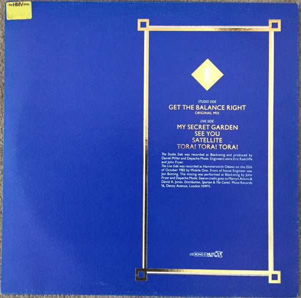 Depeche Mode : Get The Balance Right And Live Tracks (12", Single, Ltd, Num)