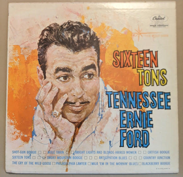 Tennessee Ernie Ford : Sixteen Tons (LP, Comp, Mono, RP)