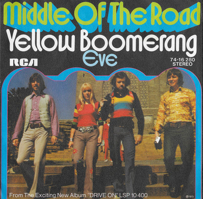 Middle Of The Road : Yellow Boomerang (7", Single)