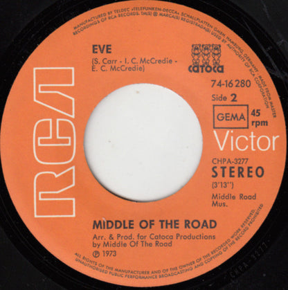 Middle Of The Road : Yellow Boomerang (7", Single)