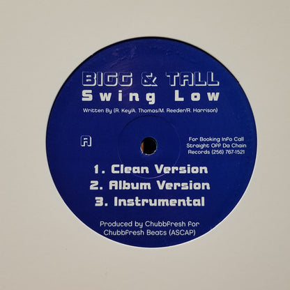 Bigg & Tall (2) : Swing Low / Dirty (12")