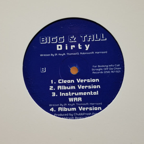 Bigg & Tall (2) : Swing Low / Dirty (12")