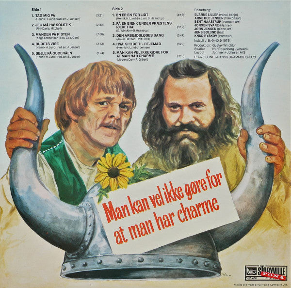 Bjarne "Liller" Pedersen & Papa Bue's Viking Jazz Band : Man Kan Vel Ikke Gøre For At Man Har Charme (LP, Album)